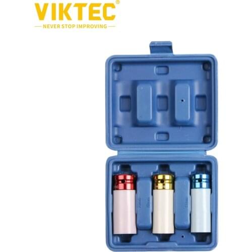 VIKTEC 3pc 1/2"Square Drive Alloy Wheel Deep Impact Socket Set