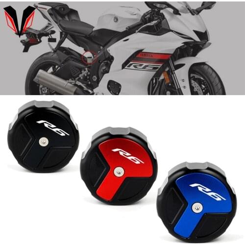 NEW For YAMAHA YZF R6 YZF-R6 2000-2020 YZFR6 2018 2019 Motorcycle Accessories Rear Brake Fluid Reservior Cover Oil Cap