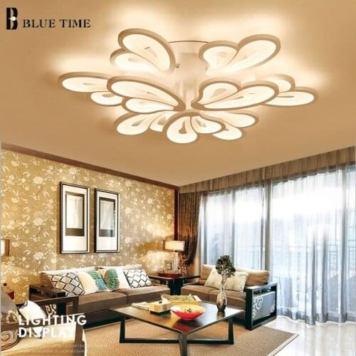 New Modern Led Ceiling Light White 3/5/9/12/15Arms For Living Room Bedroom Home Indoor Led Ceiling Lighting Fixtures AC90V-260V