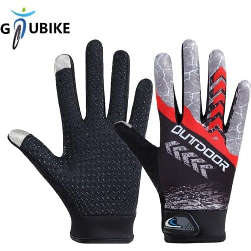 GTUBIKE Full Finger Cycling Gloves Anti-slip Outdoor Cycling Sports Mountaineering Road Bike Gloves Keep Warm Sports Gloves
