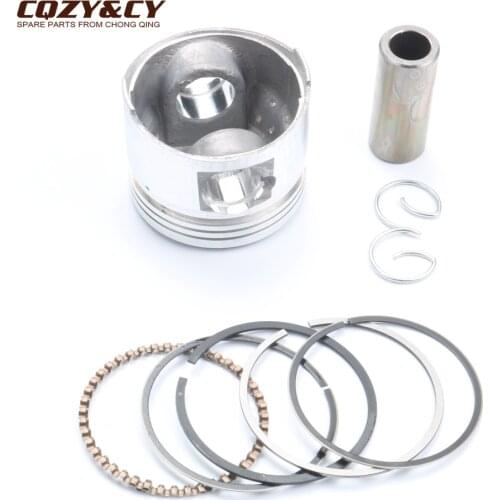 39mm 44mm 47mm 50mm Piston Kit for GY6 50cc 60cc 80cc 100cc 139QMA 139QMB 4-stroke Scooter Karting ATV Cart 13mm