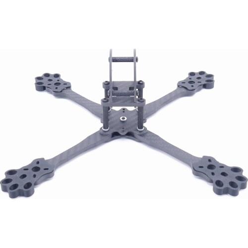 Powerpro 200 200mm 5inch w/ 5mm Arm Carbon Fiber Frame with TPU 3D Printing Motor Seat for FPV Racing Drone Quadcopter Frame