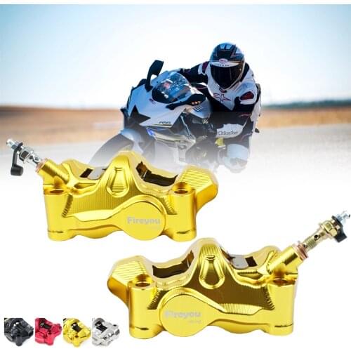 Motorcycle Brake Caliper 100 mm Mounting big 4 Piston RCS Disc Brake Radial HF7 484 GP4 for Honda Yamaha Kawasaki Suzuki Ducati