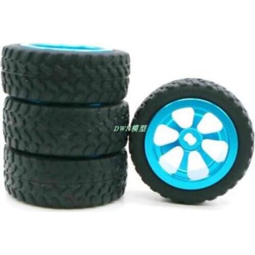 WLtoys K989 RC Car Spare parts upgrade 4PCS metal wheel +4PCS tire