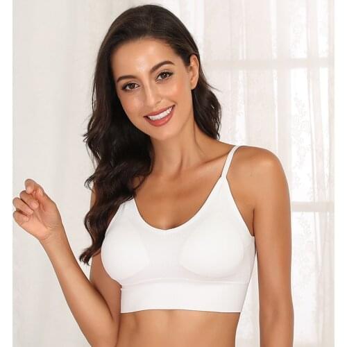 Perfering Women Sexy Vest Chest Padded Tank Tops Bra Bralette Push Up Fitness Brassiere Underwear Lingerie Wearing Top Black