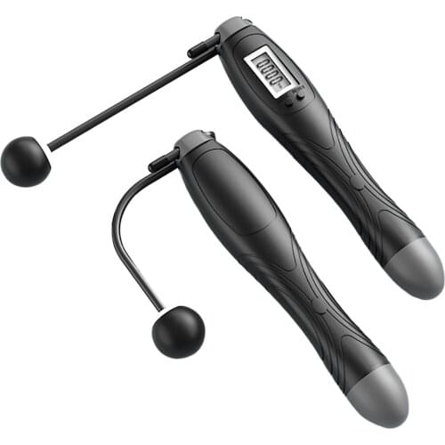 1PCS ABS Cordless Electronic Skipping Ropes Smart Electronic Digital Lightweight Fitness Body Building Exercise Jumping Rope