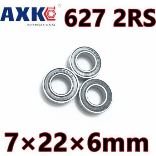627rs Bearing Abec-5 (10pcs) 7*22*6 Mm Miniature Sealed 627-2rs Ball Bearings 627 2rs