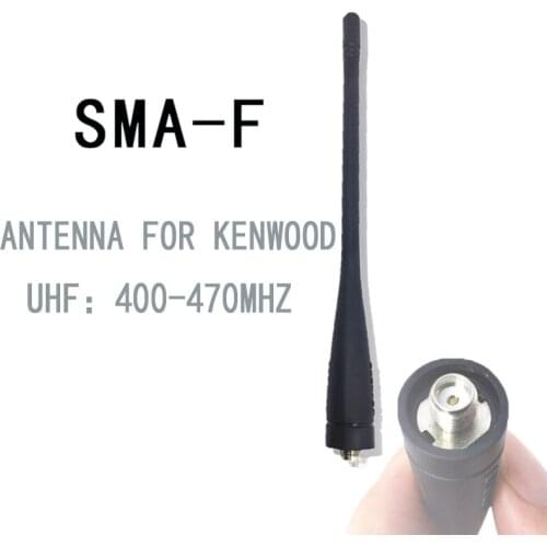 10PCS OPPXUN Kenwood Walkie Talkie Antenna UHF 400-470MHZ SMA- F Female for Kenwood TK-U100 TK-3207G TK-3207 3107 3178 Ham Radio