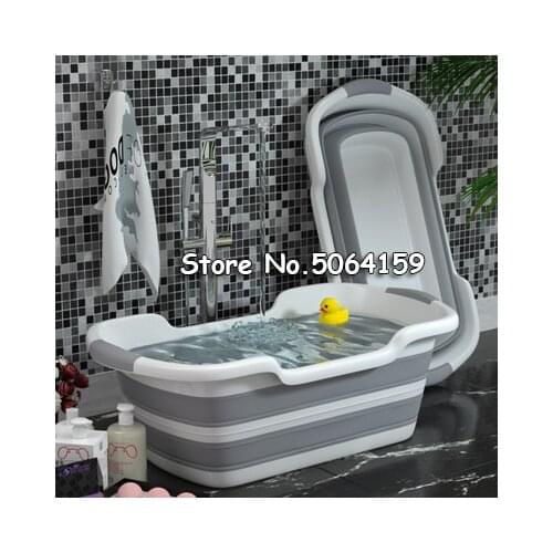 Baby Shower Portable Silicone Pet Bath Tubs Bath Accessories Baby Folding Non-Slip Bathtub Safety Security Cat Dog Bath Tubs