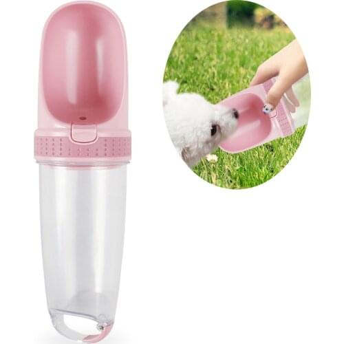 Pet Water Bottle Portable Filter Design Dog Water Dispenser Pet Water Feeder Portable Outdoor Dog Pet Drinker With Filter