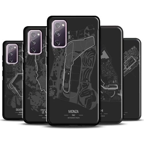 Formula 1 Racing Circuit Case For Samsung Galaxy S21 Ultra S20 FE S8 S9 S10 Plus Note 20 Ultra Note 10 Plus Cover