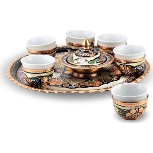 Rose Flower Copper Mırra Coffee Team