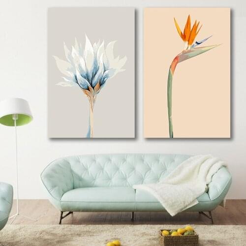 DIY colorings pictures by numbers with colors Bird of paradise flower picture drawing painting by numbers framed Home