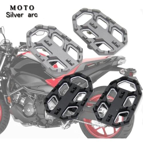 For HONDA NC750 NC750X NC750S NC700 2014-2021 2019 2018 2017 CB500X 2015 2016 CNC motorcycle wide footrest pedals footrest