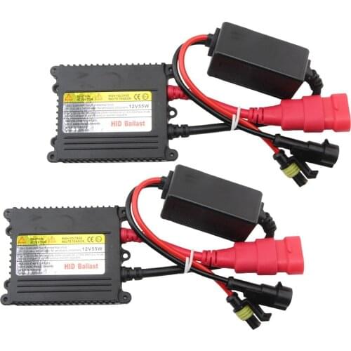 FSYLX 2pcs 35W 55W AC ballast Slim HID Xenon Ballast blocks ignition replacment for H1 H4 H7 H11 HB4 HB3 9005 9006 hid ballast