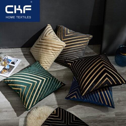 Hot sale Plain simple cushion pillowcase Car sofa office striped cushion cover Home decoration 45x45cm free shipping