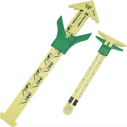 5-IN-1 SLIDING GAUGE WITH NANCY ZIEMAN Triangles Measuring Sewing Tool(two size choose) 5BB5736