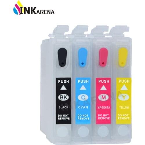Empty Ink Cartridge T0711 Refillable For Epson T0711 printer cartridges Work for D78 D92 D120 DX4000 DX4050 DX4400 DX4450 DX5000
