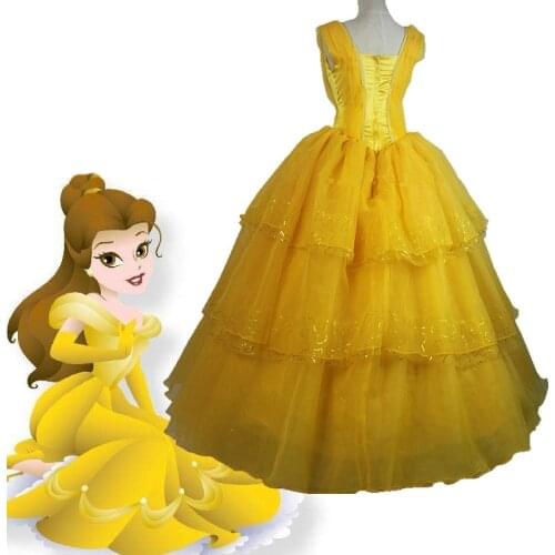 HISTOYE Movie Beauty and the Beast Costume Belle Beast Kids Adult men uniform Cosplay High quality Halloween cosplay Costumes