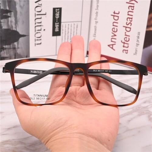 Rockjoy Oversized Eyeglasses Frames Male Women TR90+titanium Temple Glasses Men Ultralight Spectacles for Big Large Face Optical
