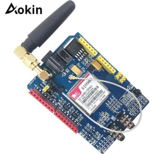 Sim900 850/900/1800/1900 Mhz Gprs/gsm Development Board Module Kit For Arduino