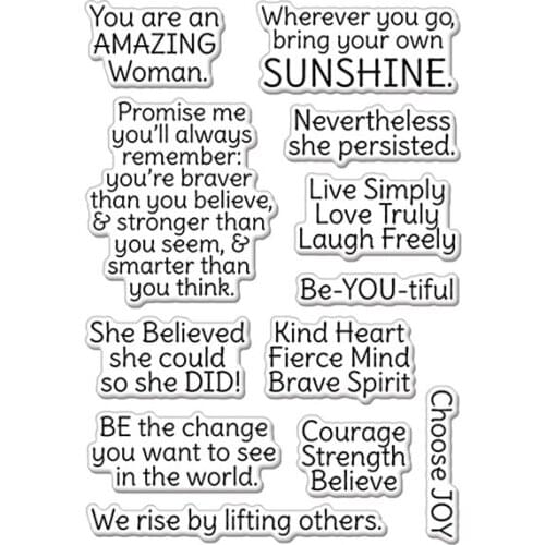 CLEAR STAMP cartoon DIY Scrapbook Card album paper craft silicon rubber roller transparent stamps 148