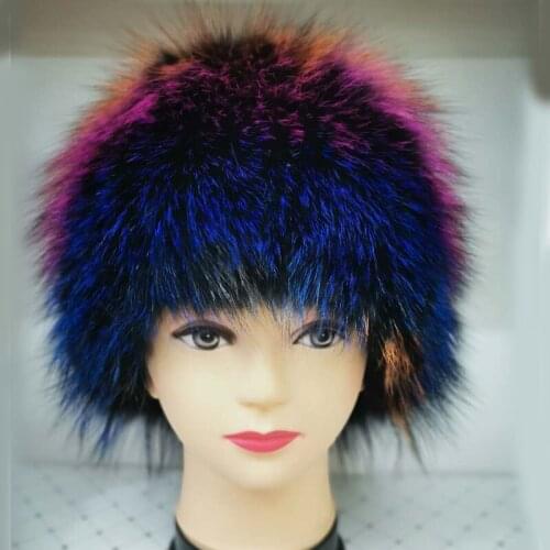 Fox Fur Bomber Russian Bombers Hats and Caps Genuine Fur Womens New Thicken Real Animals Hats Fur Hats For Women