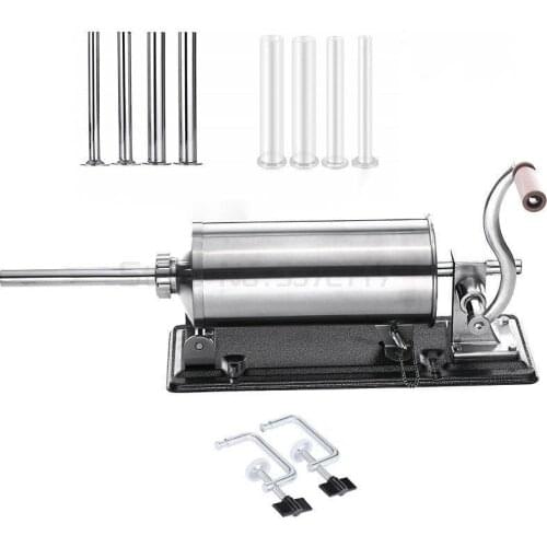 Homemade Sausage Stuffer Stainless Steel Sausage Filling Machine Sausage Syringe Meat Filler Sausage Maker