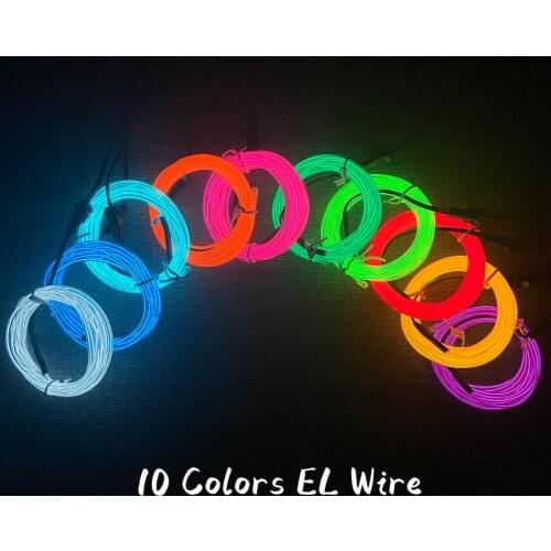 LED Strip 1M/2M/3M/5M Flexible Neon Led Light Wire Car Interior Atmosphere Party Decor Light Waterproof Rope Tube ELWire