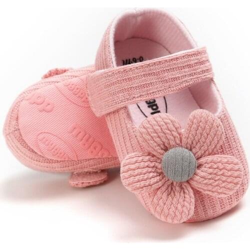 1 Pair Cartoon Baby Non-slip Shoes Fashion Cute Toddler Floor Socks Flower Pattern Winter Shoes For Newborns Baby Girls Dropship