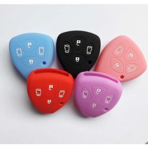 10pcs/Lot For Toyota Alphard Keyless Remote Key Silicone Cover Case