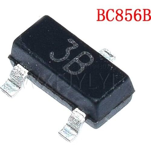 100PCS BC856B SOT23 BC856 SOT SMD SOT-23 3B new transistor