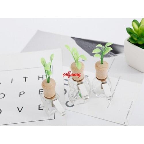 100pcs/lot Fast Shipping Car Outlet Perfume Empty Bottle Deodorant Air Conditioning Perfume Folde FXS08