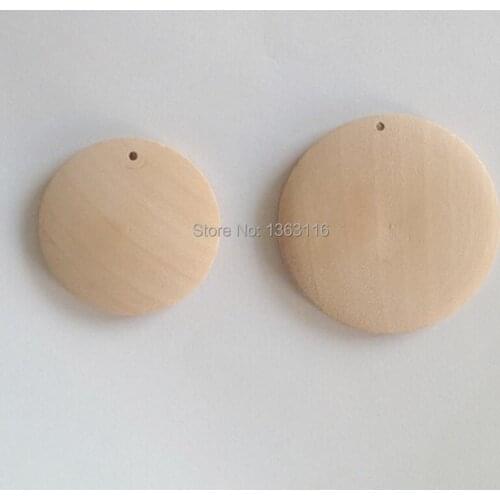 100Pcs/lot Unfinished 40/50mm mixed designs round wooden earrings pieces DIY Good wood fashion wooden earrings for women