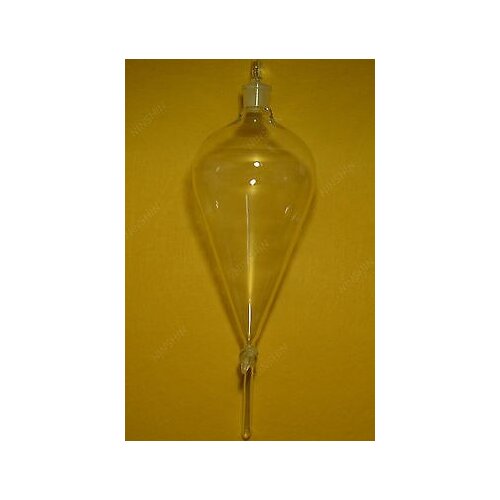 2000mL Pyriform Separatory Funnel,24/29, 2L Straight Tip
