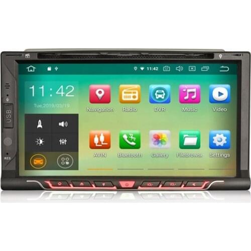 2019 Erisin ES4837U 6.95 inch 2 Din Android 9.0 Universal Car DVD Player with GPS WiFi 4G DAB DVR OBDII Radio RDS TPMS DVD