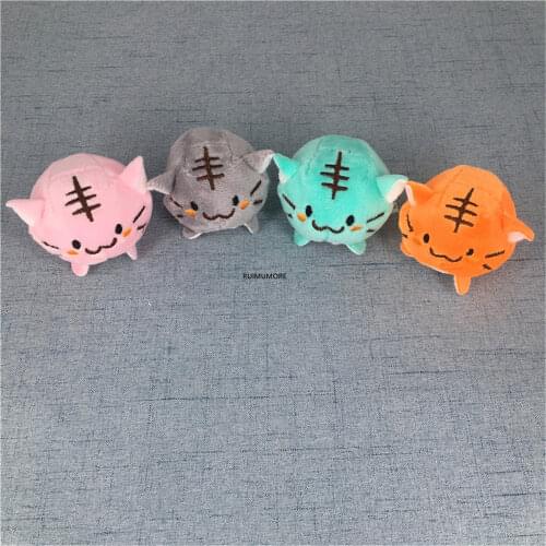 9CM Approx. - Cat Plush Stuffed Toy , Animal CAT Gift Plush Toy Doll , With Keychain Ring