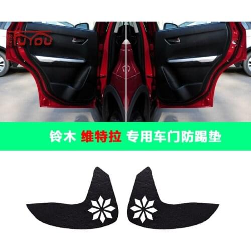 For SUZUKI Vitara 4pcs Car Inside Door Cover Pad Scratch Protection Anti Kick Pad Car Interior