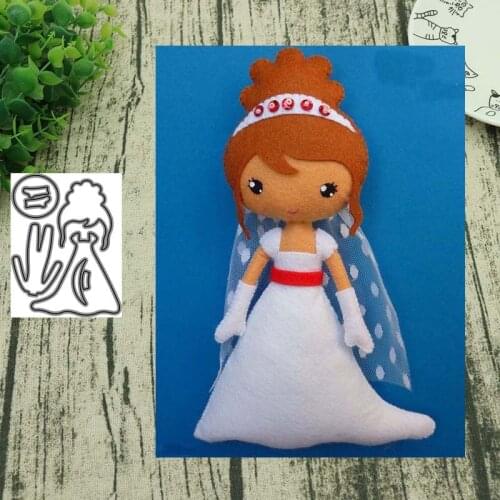 AddyCraft Metal Cutting Dies Cute girl NO.2 Stencil for DIY Scrapbooking Album Paper Cards Decorative Crafts Die Cuts