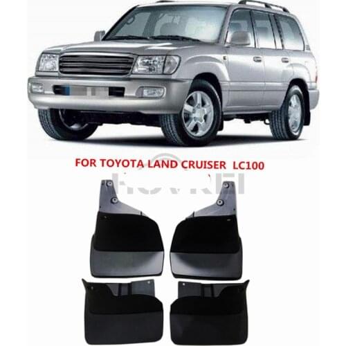 Car front rear mud flaps mudguards for toyota land cruiser LC100 FJ100 1999 - 2007 fender splash guard mudflaps