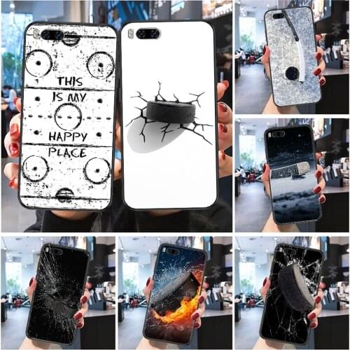 Ice Hockey Rink Phone case For Xiaomi Mi Max Note 3 A2 A3 8 9 9T 10 Lite Pro Ultra Frosted black 3D coque art hoesjes pretty