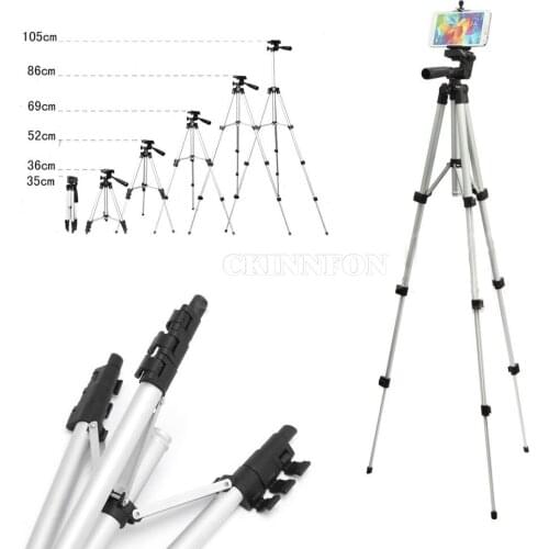 DHL 100PCS Universal Professional Ball Head Travel Tripod For Camera Canon Nikon Phone