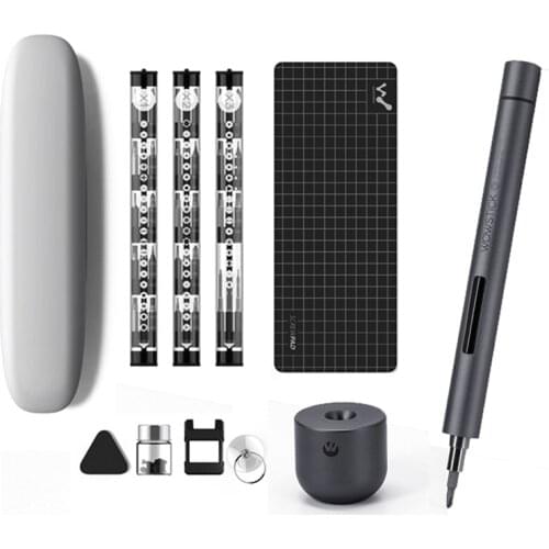 Wowstick Upgraded 1F+ 64 In 1 Electric Screwdriver Cordless Lithium-ion Charge LED S2 Aluminum Alloy Power Screwdriver Durable