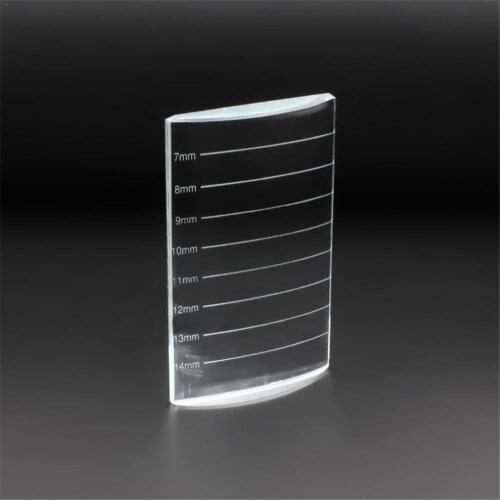 2-In-1 Eyelash Extensions Crystal Glass Adhesive Glue Pallet New Ceramic Lash Tiles Individual Eyelash Extension Holder