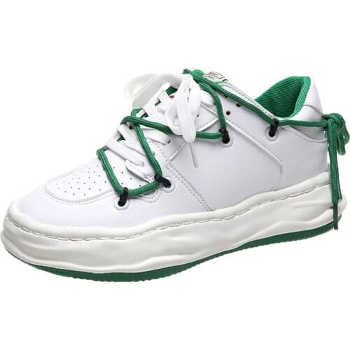 2021 new sports shoes womens fashion lace-up low-top womens shoes Korean board shoes all-match casual shoes women