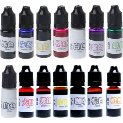 15 Colors 10ML Epoxy Resin Pigment Liquid Colorant Dye Ink Diffusion Resin Jewelry Making