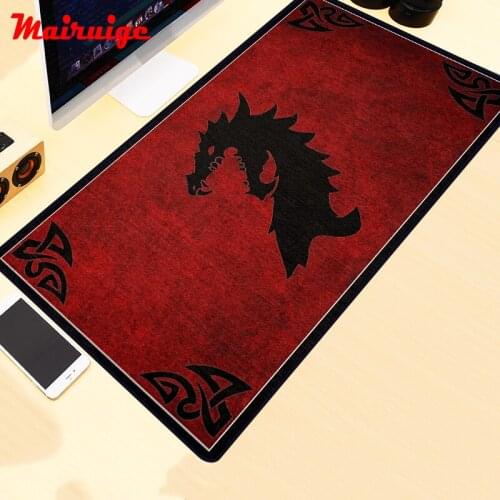 Simple Dragon Large Mouse Pad XXL PC Laptop Decoration Gamer Keyboard Desk Mat Gaming Accessories Anti-slip Computer Mousepad
