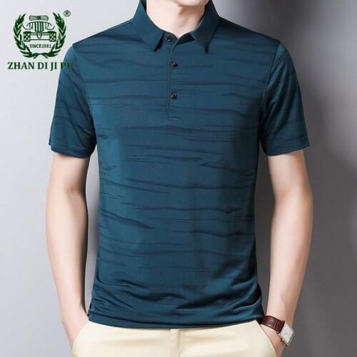 Mens Short Sleeve Polo Shirt New Fashion Brand Summer Slim Thin Cool Breathable Polo Shirts Male Streetwear Office Clothes Tops
