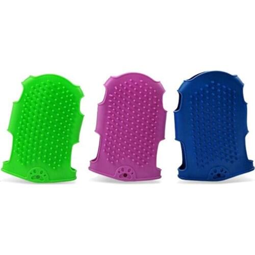 Pet Grooming Brush TPE for Remove Loose Hair Self Cleaning Supplies Grooming Massage Tool