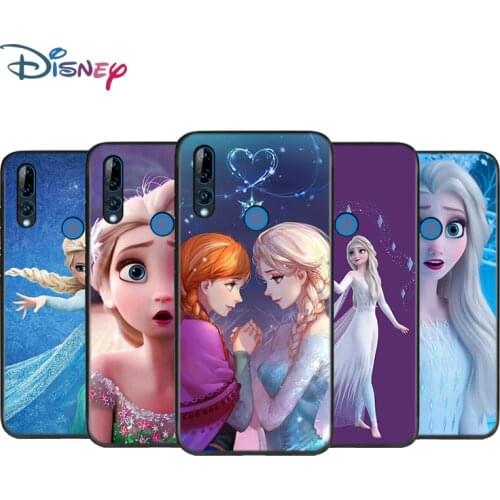 Beautiful Princess Elsa Silicone Cover For Honor 8 8A Prime 8X MAX 8C 8S 7A 7C 7S Play 3E V9 Pro Soft Black Phone Case
